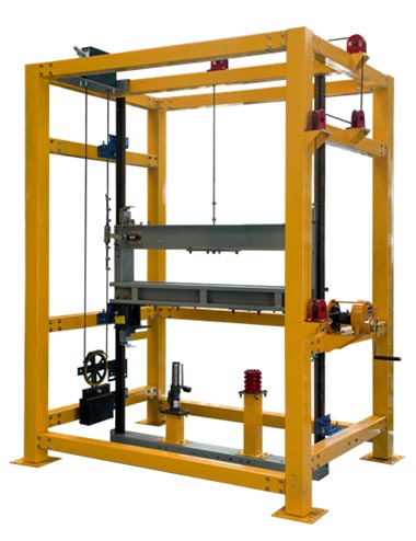 電梯限速器安全鉗聯(lián)動機構(gòu)實訓考核裝